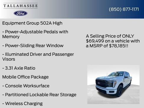 New 2026 Ford F150 Lariat w/ Equipment Group 502A High AWD/4WD image 36