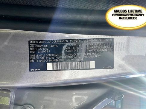 New 2026 Volvo XC90 B6 Ultra w/ Protection Package Premier image 35