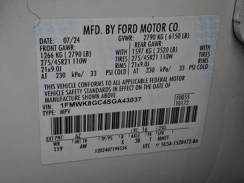 Used 2025 Ford Explorer ST AWD/4WD image 30