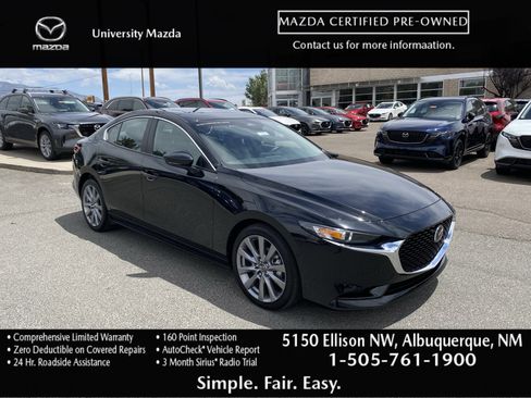 Certified 2025 MAZDA MAZDA3 s FWD image 1