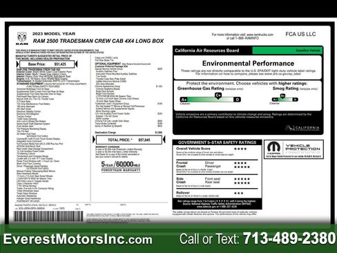 Used 2023 RAM 2500 Tradesman w/ Chrome Appearance Group image 1