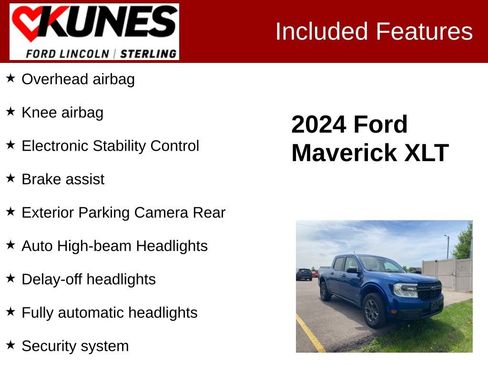 Used 2024 Ford Maverick XLT FWD image 3