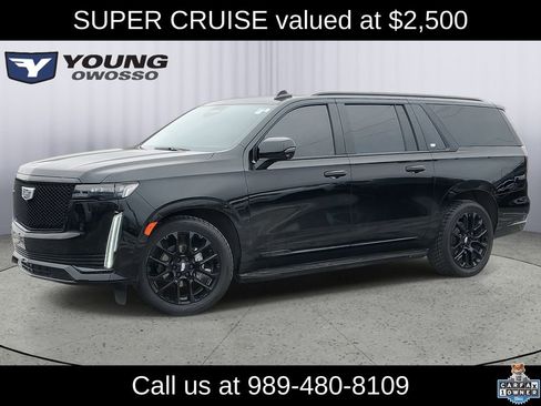 Used 2023 Cadillac Escalade ESV Sport Platinum w/ Heavy-Duty Trailer Package image 1