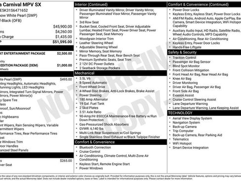 Used 2025 Kia Carnival SX FWD image 5