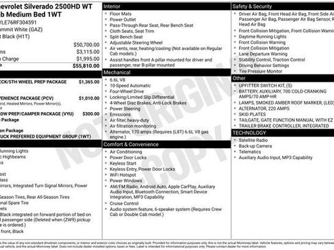 Used 2024 Chevrolet Silverado 2500 W/T AWD/4WD image 2