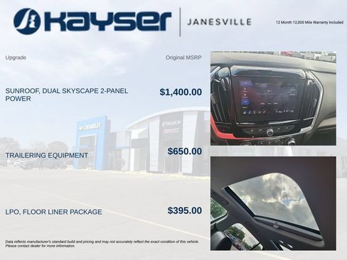 Used 2020 Chevrolet Traverse RS w/ LPO, Floor Liner Package AWD/4WD image 2