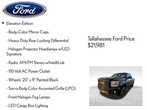 Used 2015 GMC Sierra 1500 4x4 Double Cab w/ Elevation Edition image 21