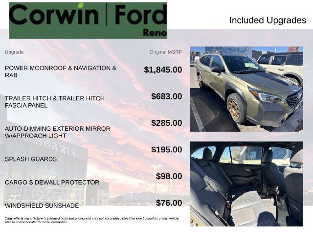 Used 2023 Subaru Outback Wilderness AWD/4WD image 3