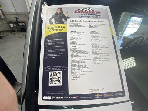 Used 2022 Chevrolet Express 2500 w/ Enhanced Convenience Package RWD image 43