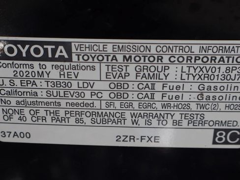 Used 2020 Toyota Prius LE FWD image 16