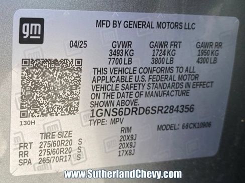 Used 2025 Chevrolet Suburban Z71 AWD/4WD image 54
