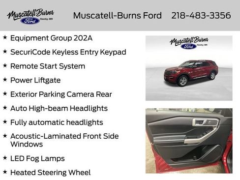 Used 2022 Ford Explorer XLT w/ Equipment Group 202A image 7