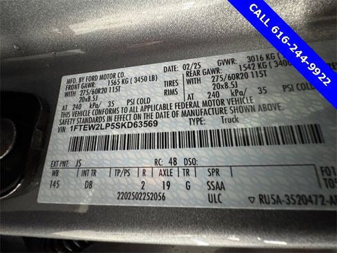 Used 2025 Ford F150 STX w/ STX Black Appearance Package image 24