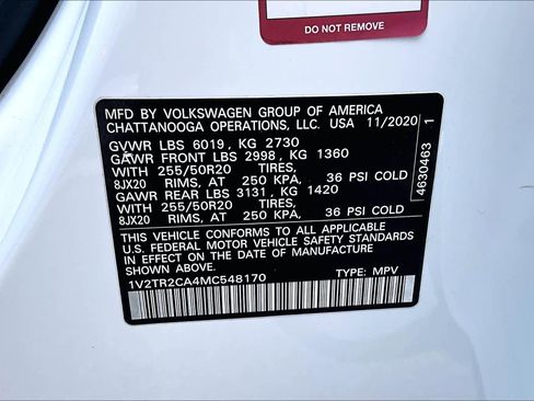 Used 2021 Volkswagen Atlas SEL Premium image 34