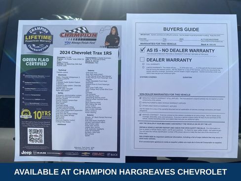 Used 2024 Chevrolet Trax RS w/ Driver Confidence Package FWD image 43