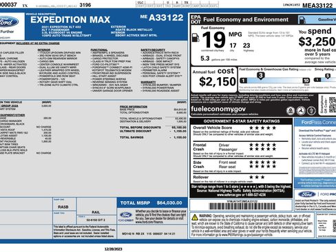 Used 2021 Ford Expedition Max XLT image 3