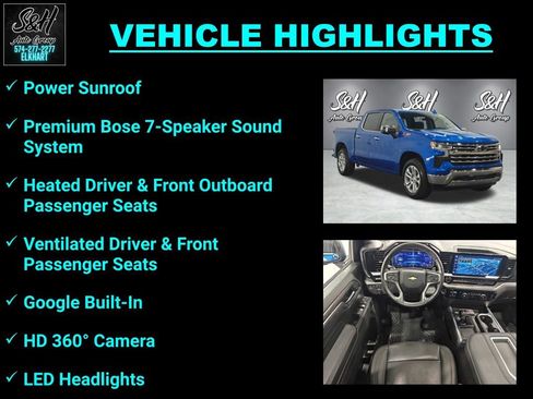 Used 2022 Chevrolet Silverado 1500 LTZ w/ Technology Package image 3