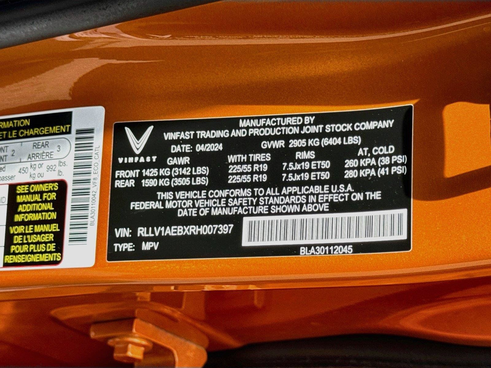 Used 2024 VinFast VF 8 Eco AWD/4WD image 35