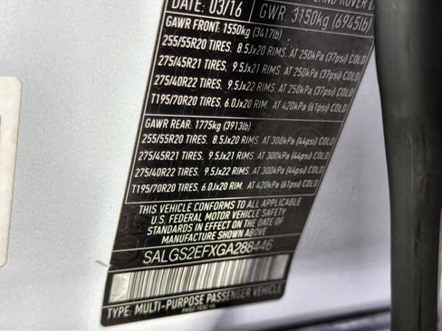 Used 2016 Land Rover Range Rover Supercharged image 47