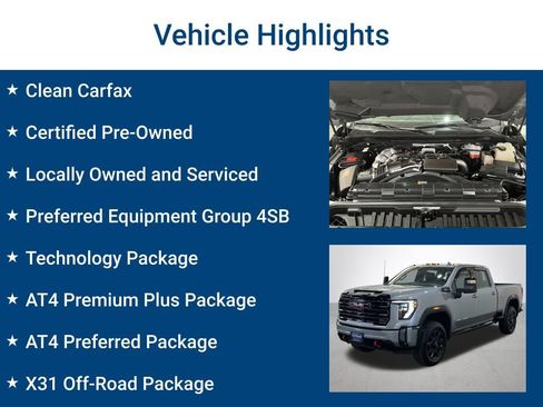 Used 2024 GMC Sierra 3500 AT4 w/ AT4 Premium Plus Package AWD/4WD image 3