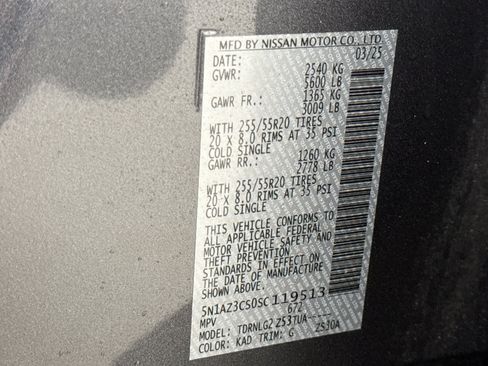 Used 2025 Nissan Murano SL image 12