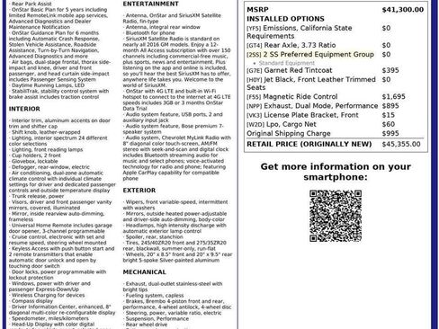 Used 2016 Chevrolet Camaro SS image 29