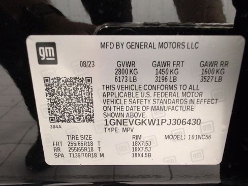 Used 2023 Chevrolet Traverse LT w/ LPO, Floor Liner Package AWD/4WD image 29