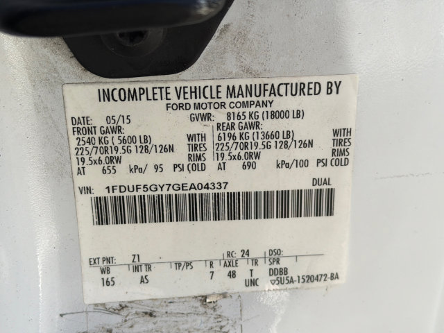 Used 2016 Ford F550 2WD Regular Cab Super Duty image 25