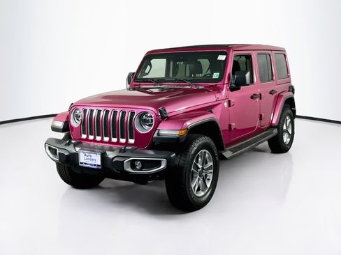 Used 2021 Jeep Wrangler Unlimited Sahara w/ LED Lighting Group AWD/4WD image 1