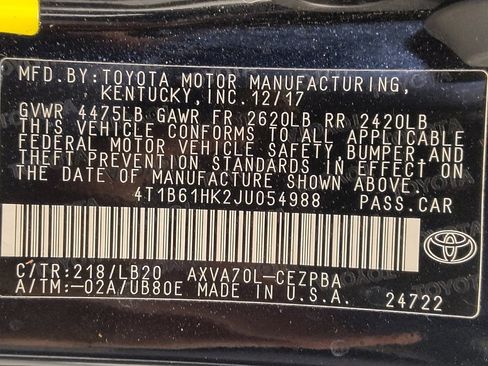 Used 2018 Toyota Camry XSE FWD image 33