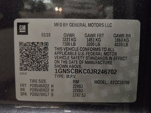 Used 2018 Chevrolet Tahoe LT w/ LT Signature Package RWD image 33