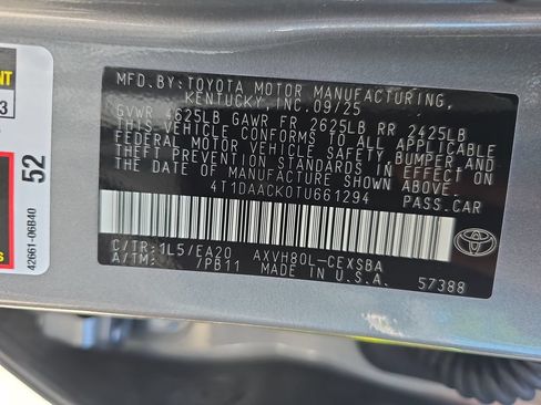 Used 2026 Toyota Camry SE FWD image 37