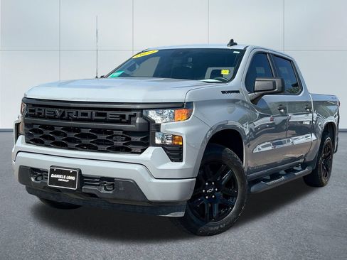 Used 2024 Chevrolet Silverado 1500 Custom w/ Turbomax Blackout Package AWD/4WD image 1