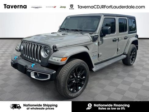 Used 2023 Jeep Wrangler Unlimited Sahara w/ Cold Weather Group AWD/4WD image 1