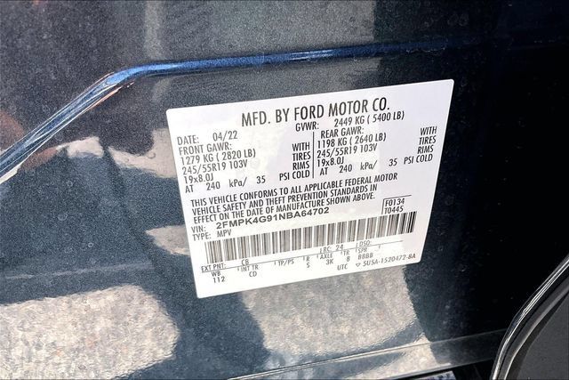 Used 2022 Ford Edge SE w/ Black Appearance Package AWD/4WD image 19