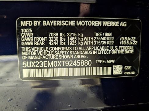 New 2026 BMW X7 xDrive40i w/ M Sport Package image 24