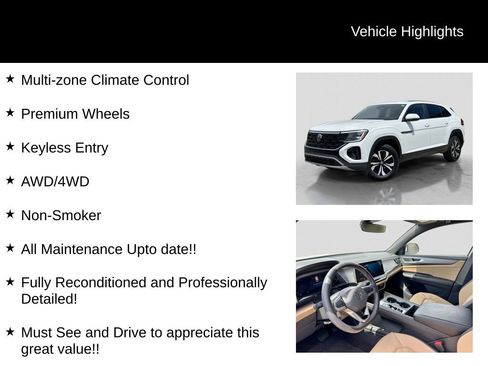 Used 2024 Volkswagen Atlas Cross Sport SE AWD/4WD image 11