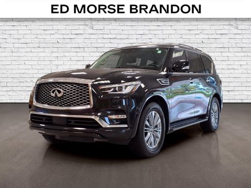 Used 2023 INFINITI QX80 Luxe w/ Cargo Package RWD image 1