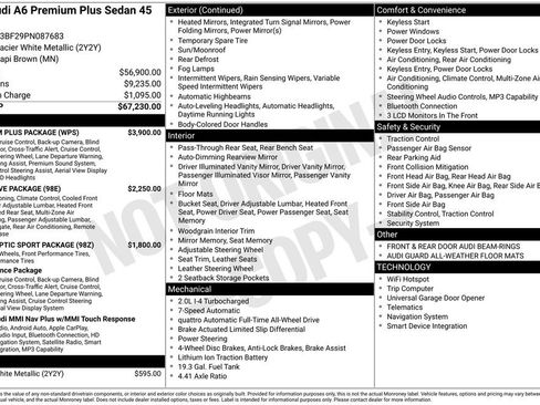 Used 2023 Audi A6 Premium Plus w/ Premium Plus Package AWD/4WD image 7
