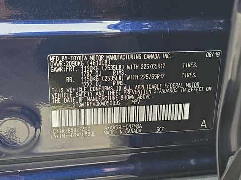 Used 2019 Toyota RAV4 XLE w/ Convenience Package image 36