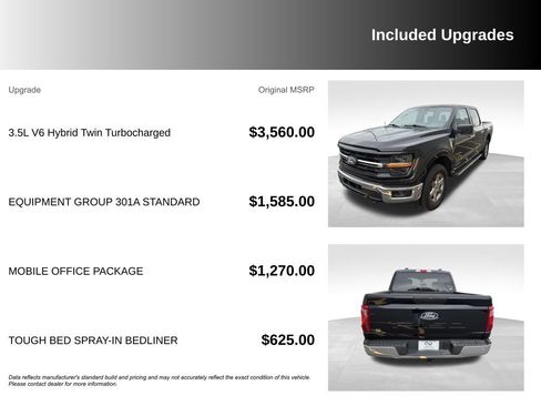 Used 2025 Ford F150 XLT w/ Equipment Group 301A Standard AWD/4WD image 6