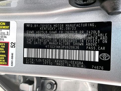 Used 2023 Toyota Camry SE w/ Cold Weather Package FWD image 30