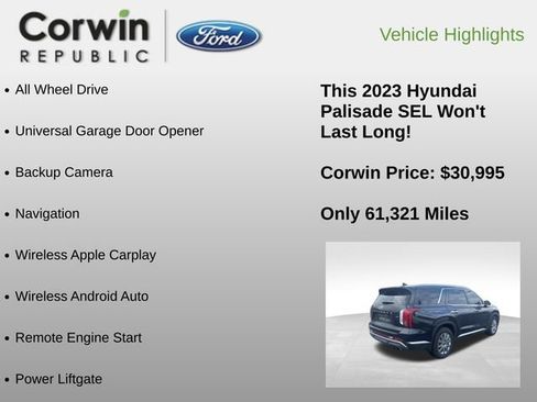 Used 2023 Hyundai Palisade SEL image 6