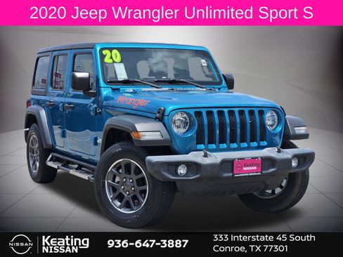 Used 2020 Jeep Wrangler Unlimited Sport S AWD/4WD image 1