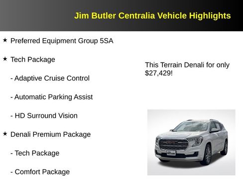 Used 2023 GMC Terrain Denali w/ Denali Premium Package AWD/4WD image 5