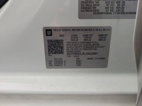 Used 2020 GMC Sierra 1500 AT4 w/ AT4 Premium Package AWD/4WD image 17