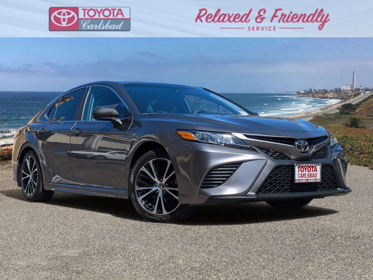 Used 2020 Toyota Camry SE FWD image 1