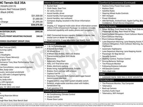 Used 2023 GMC Terrain SLE w/ Elevation Edition image 33