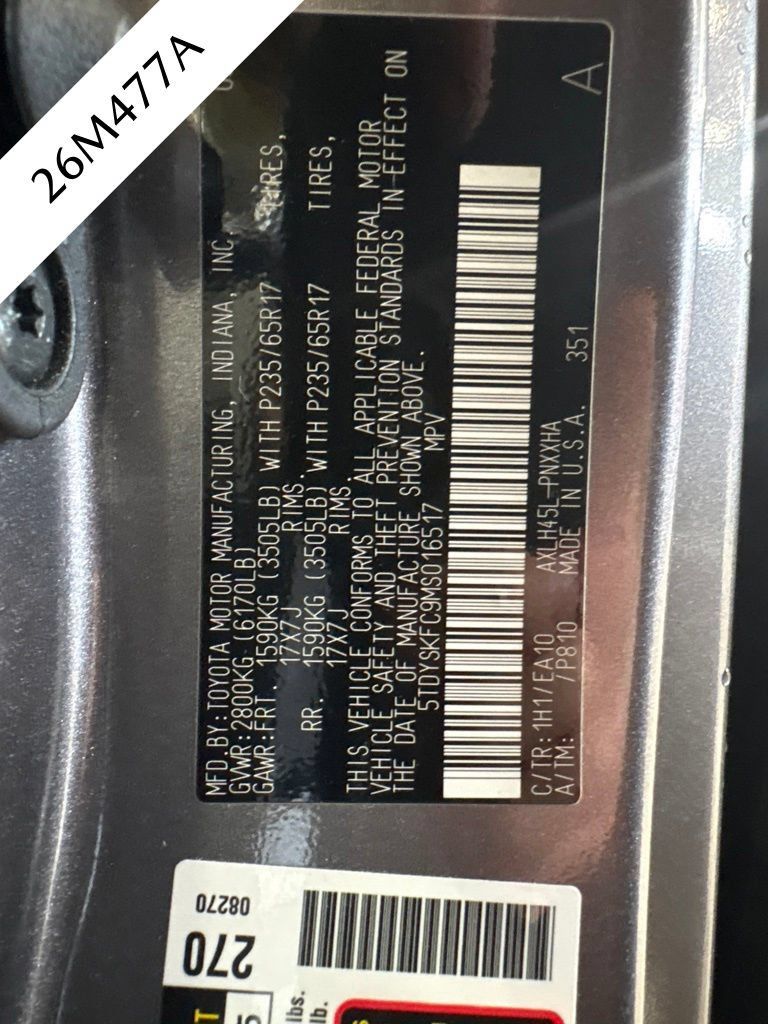 Used 2021 Toyota Sienna XLE AWD/4WD image 33
