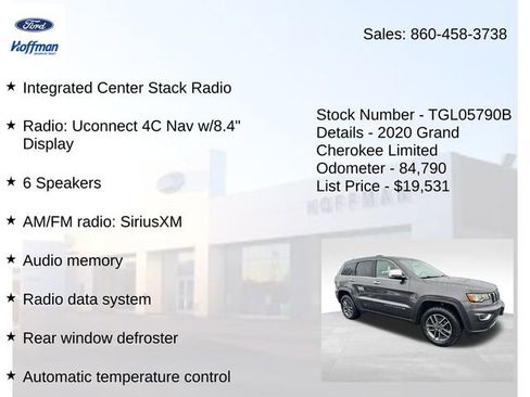 Used 2020 Jeep Grand Cherokee Limited image 10